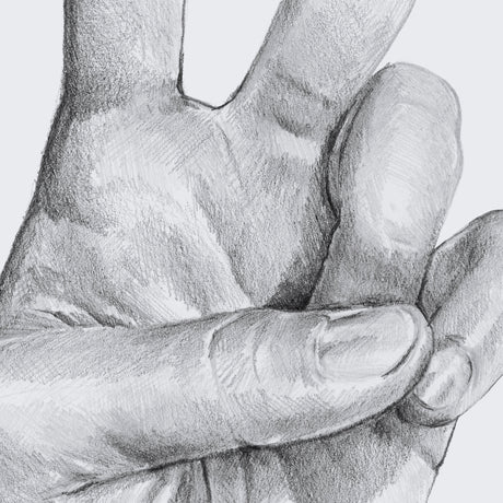 Hand Signs II by Jennifer Paxton Parker a Framed Art Print Matted under Glass from Mercana - Luna Furniture