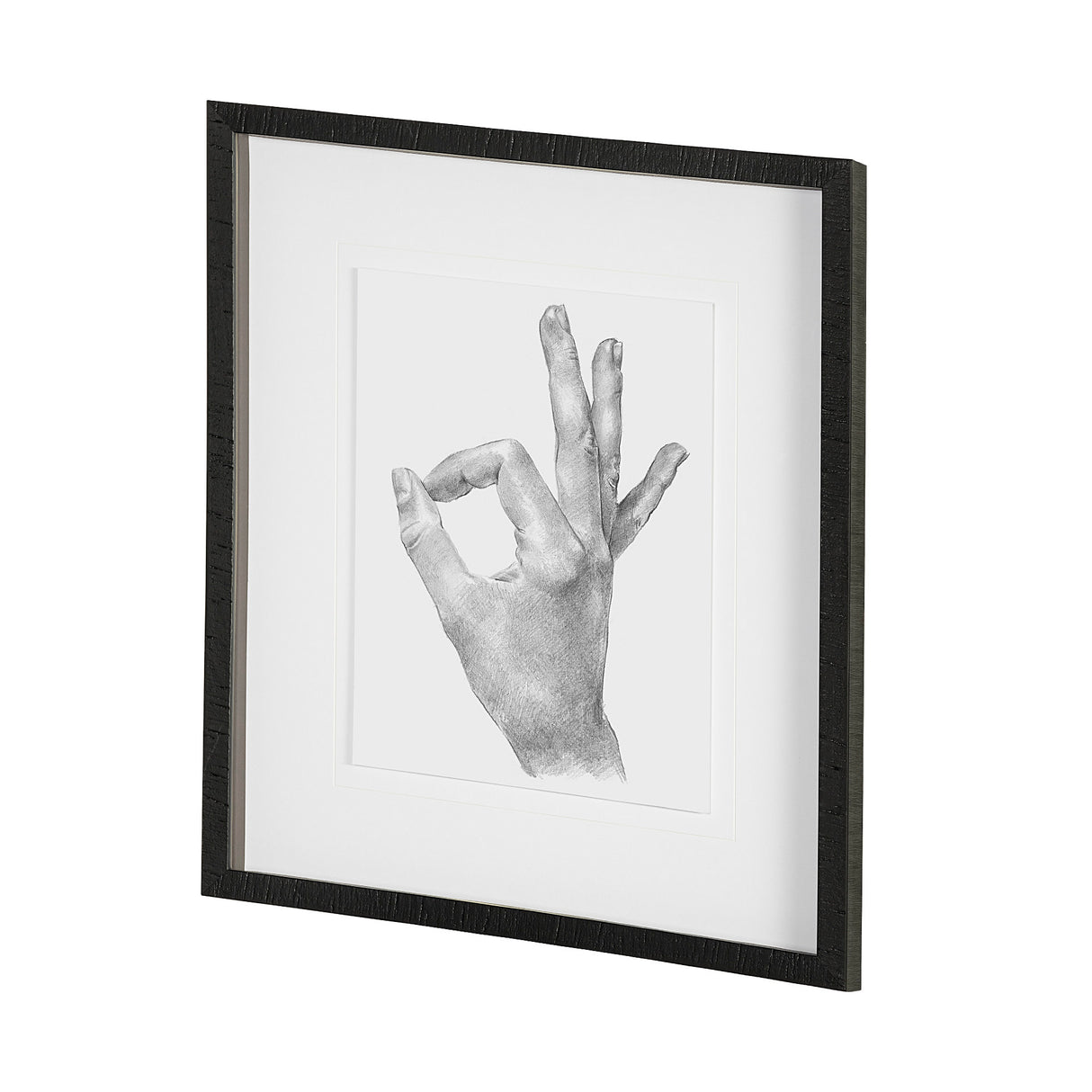 Hand Signs III by Jennifer Paxton Parker a Framed Art Print Matted under Glass from Mercana - Luna Furniture