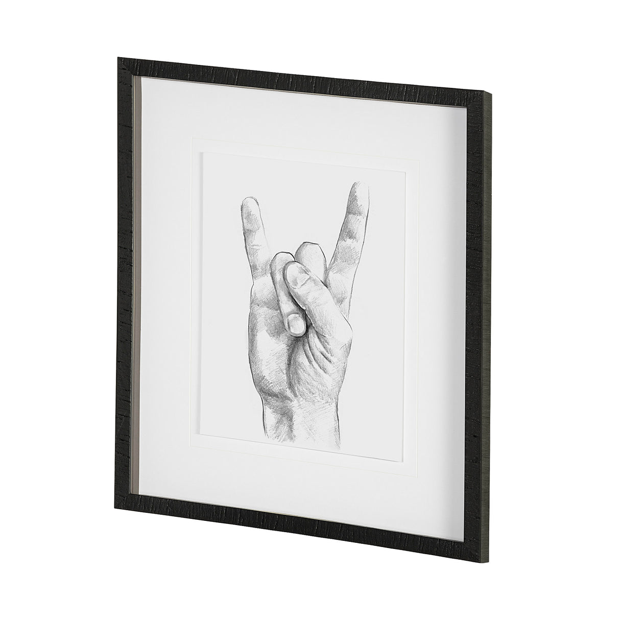 Hand Signs IV by Jennifer Paxton Parker a Framed Art Print Matted under Glass from Mercana - Luna Furniture