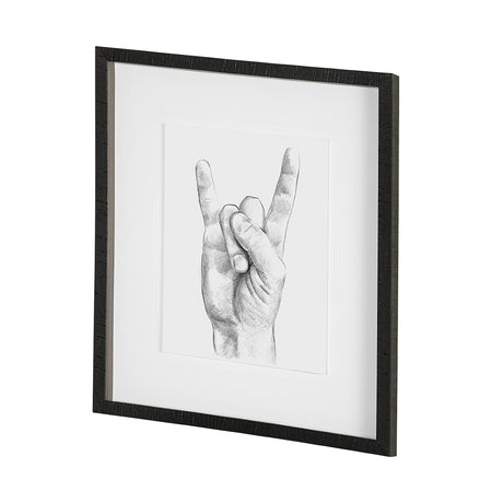 Hand Signs IV by Jennifer Paxton Parker a Framed Art Print Matted under Glass from Mercana - Luna Furniture