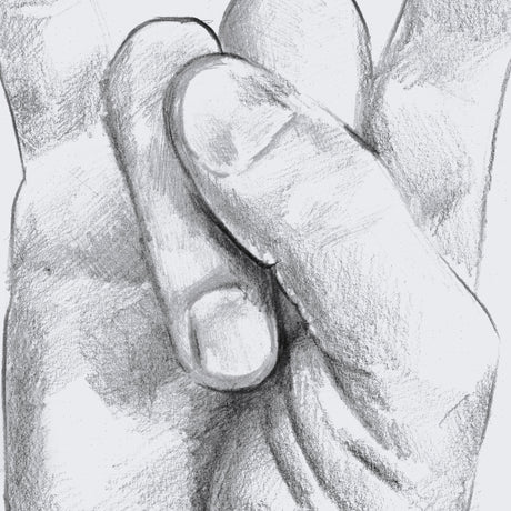 Hand Signs IV by Jennifer Paxton Parker a Framed Art Print Matted under Glass from Mercana - Luna Furniture