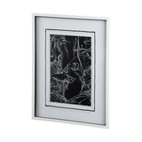 Fish Black by Mercana Studio a Hand Embellished Textured Framed Art Print Matted under Glass from Mercana - Luna Furniture