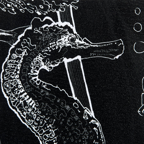 Fish Black by Mercana Studio a Hand Embellished Textured Framed Art Print Matted under Glass from Mercana - Luna Furniture