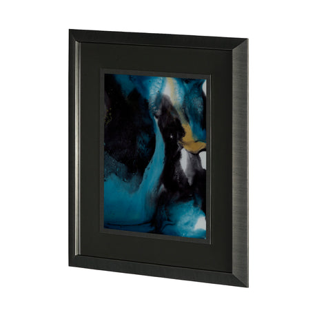 Ocean Currents II by Mercana Studio a Hand Embellished Textured Framed Art Print Matted under Glass from Mercana - Luna Furniture