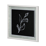 Flora I by Mercana Studio a Hand Embellished Textured Framed Art Print Matted under Glass from Mercana - Luna Furniture