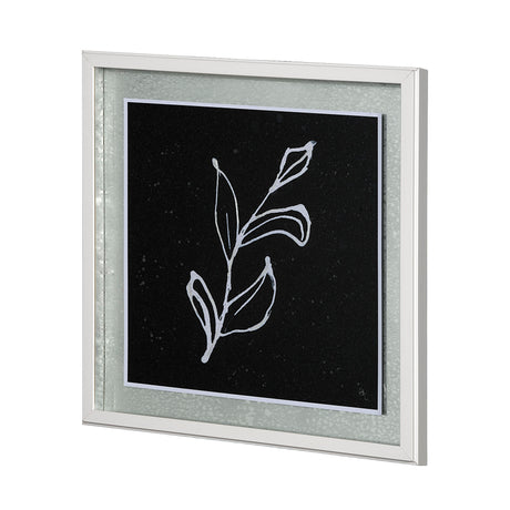 Flora I by Mercana Studio a Hand Embellished Textured Framed Art Print Matted under Glass from Mercana - Luna Furniture