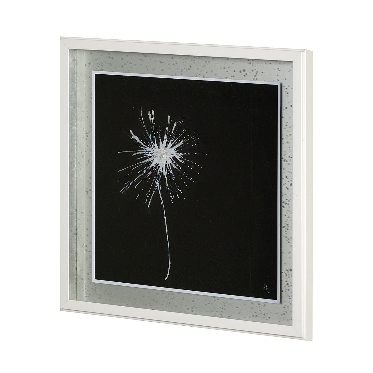 Flora II by Mercana Studio a Hand Embellished Textured Framed Art Print Matted under Glass from Mercana - Luna Furniture