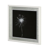 Flora II by Mercana Studio a Hand Embellished Textured Framed Art Print Matted under Glass from Mercana - Luna Furniture