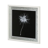 Flora III by Mercana Studio a Hand Embellished Textured Framed Art Print Matted under Glass from Mercana - Luna Furniture