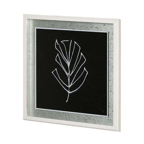 Flora V by Mercana Studio a Hand Embellished Textured Framed Art Print Matted under Glass from Mercana - Luna Furniture