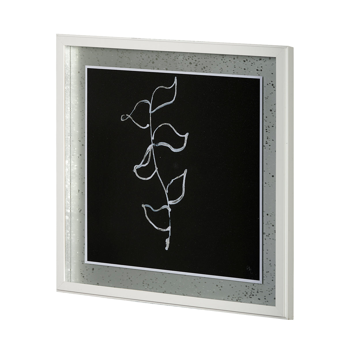 Flora VI by Mercana Studio a Hand Embellished Textured Framed Art Print Matted under Glass from Mercana - Luna Furniture