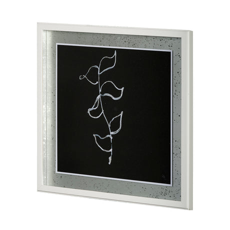 Flora VI by Mercana Studio a Hand Embellished Textured Framed Art Print Matted under Glass from Mercana - Luna Furniture