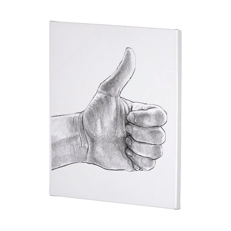 Hand Signs I by Jennifer Paxton Parker a Hand Embellished Textured Canvas from Mercana - Luna Furniture