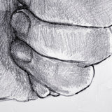 Hand Signs I by Jennifer Paxton Parker a Hand Embellished Textured Canvas from Mercana - Luna Furniture