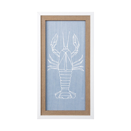 Lobster I by Mercana Studio a Hand Embellished Textured Framed Art Print from Mercana - Luna Furniture