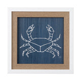 Dimegemess Crab I by Mercana Studio a Hand Embellished Textured Framed Art Print from Mercana - Luna Furniture