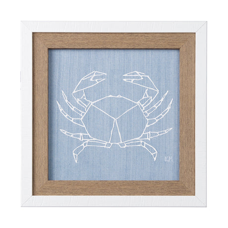 Stone Crab II by Mercana Studio a Hand Embellished Textured Framed Art Print from Mercana - Luna Furniture