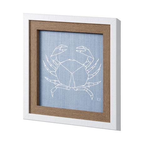 Stone Crab II by Mercana Studio a Hand Embellished Textured Framed Art Print from Mercana - Luna Furniture