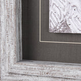 Vintage Tile Collection I by Mercana Studio a Hand Embellished Textured Framed Art Print from Mercana - Luna Furniture