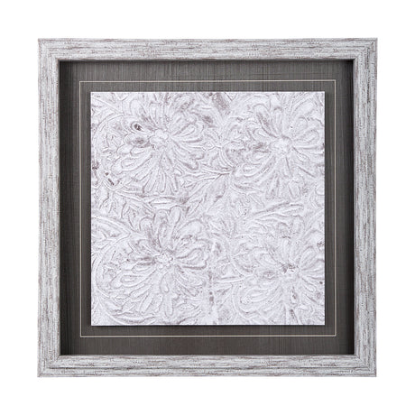 Vintage Tile Collection II by Mercana Studio a Hand Embellished Textured Framed Art Print from Mercana - Luna Furniture