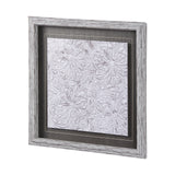Vintage Tile Collection II by Mercana Studio a Hand Embellished Textured Framed Art Print from Mercana - Luna Furniture