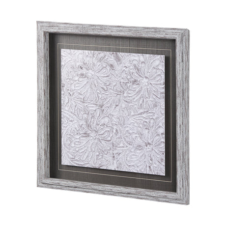 Vintage Tile Collection II by Mercana Studio a Hand Embellished Textured Framed Art Print from Mercana - Luna Furniture