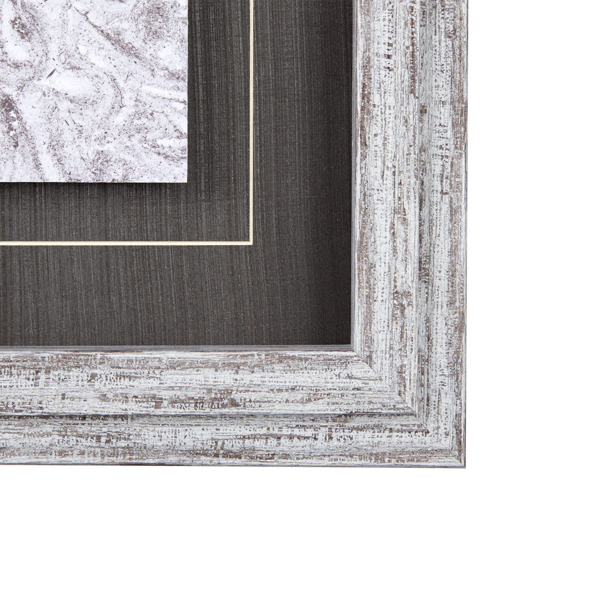 Vintage Tile Collection II by Mercana Studio a Hand Embellished Textured Framed Art Print from Mercana - Luna Furniture