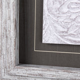 Vintage Tile Collection II by Mercana Studio a Hand Embellished Textured Framed Art Print from Mercana - Luna Furniture
