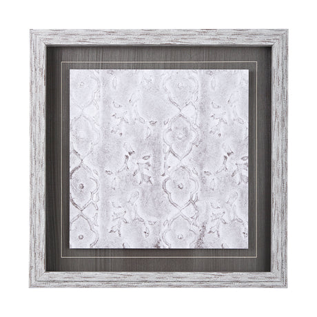 Vintage Tile Collection III by Mercana Studio a Hand Embellished Textured Framed Art Print from Mercana - Luna Furniture