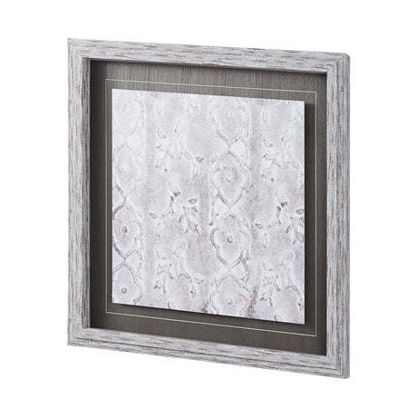 Vintage Tile Collection III by Mercana Studio a Hand Embellished Textured Framed Art Print from Mercana - Luna Furniture