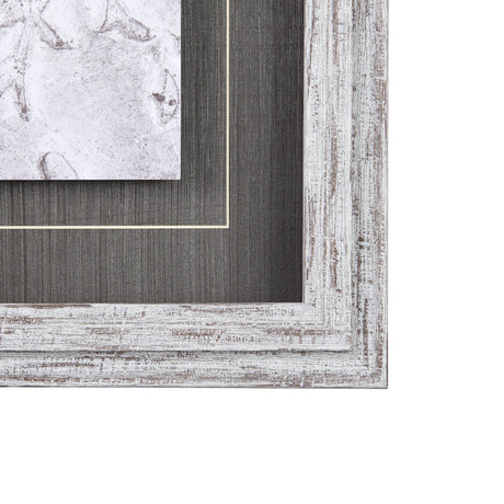 Vintage Tile Collection III by Mercana Studio a Hand Embellished Textured Framed Art Print from Mercana - Luna Furniture