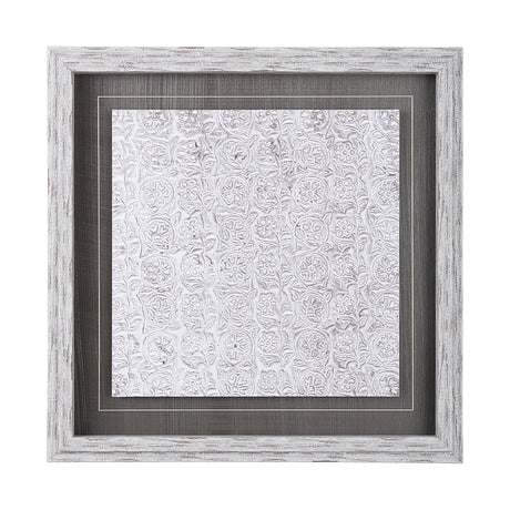 Vintage Tile Collection IV by Mercana Studio a Hand Embellished Textured Framed Art Print from Mercana - Luna Furniture