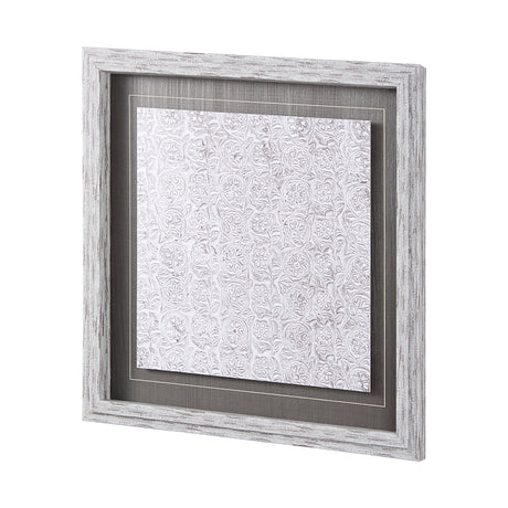 Vintage Tile Collection IV by Mercana Studio a Hand Embellished Textured Framed Art Print from Mercana - Luna Furniture