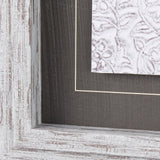 Vintage Tile Collection IV by Mercana Studio a Hand Embellished Textured Framed Art Print from Mercana - Luna Furniture