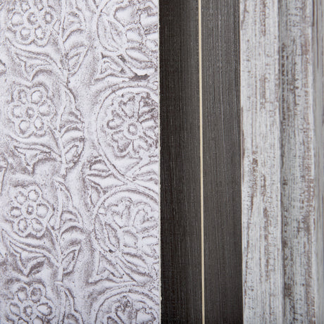 Vintage Tile Collection IV by Mercana Studio a Hand Embellished Textured Framed Art Print from Mercana - Luna Furniture