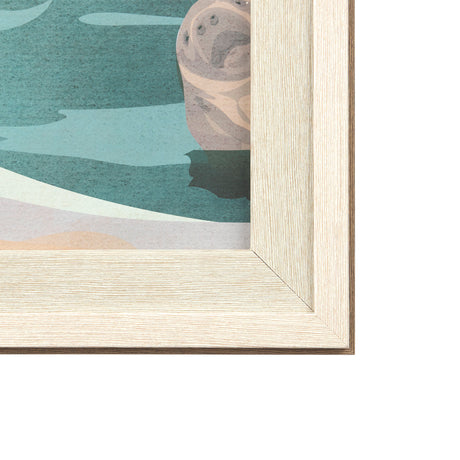 Florida Go USA (XL) by Mercana Studio a Hand Embellished Decograph Framed Art Print under Glass from Mercana - Luna Furniture