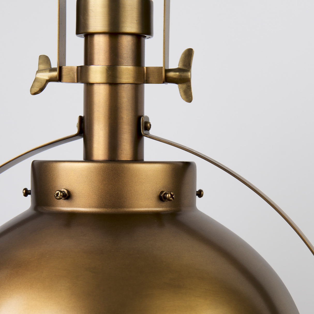 Leighton I 15x20 Gold Toned Metal Spherical Pendant Light from Mercana - Luna Furniture