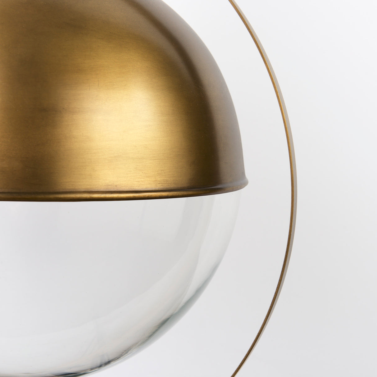 Leighton I 15x20 Gold Toned Metal Spherical Pendant Light from Mercana - Luna Furniture