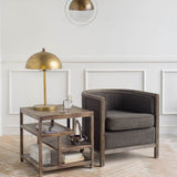Leighton I 15x20 Gold Toned Metal Spherical Pendant Light from Mercana - Luna Furniture