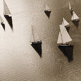 Broads Regatta, Island Yachts by Ben Wood Hand Embelished Framed Photo Art Print Matted under Glass from Mercana - Luna Furniture