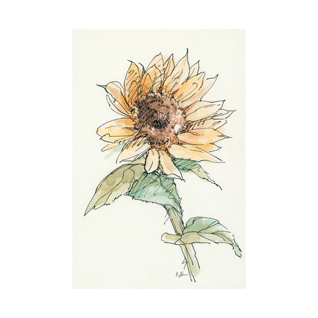 Sunflower I by Mercana Studio a Hand Embellished Textured Canvas from Mercana - Luna Furniture