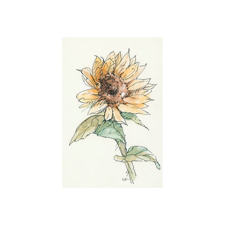 Sunflower I by Mercana Studio a Hand Embellished Textured Canvas from Mercana - Luna Furniture