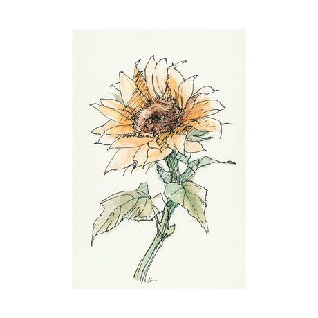 Sunflower II by Mercana Studio a Hand Embellished Textured Canvas from Mercana - Luna Furniture