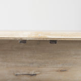 Arelius 36L x 18W x 32H White Wood, Gold Metal Base w/ 2 Glass Doors Accent Cabinet from Mercana - Luna Furniture