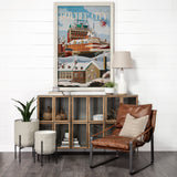 Quebec City Go Canada (XL) by Mercana Studio Hand Embellished Decograph Framed Art Print under Glass from Mercana - Luna Furniture