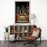 New York Go USA (XL) by Mercana Studio a Hand Embellished Decograph Framed Art Print under Glass from Mercana - Luna Furniture