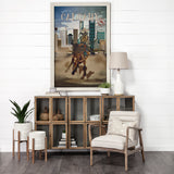 Calgary Go Canada (XL) by Mercana Studio a Hand Embellished Decograph Framed Art Print under Glass from Mercana - Luna Furniture
