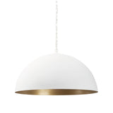 Juniper 36" Round White Dome Pendant Light from Mercana - Luna Furniture