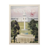Washington DC Go USA (L) by Mercana Studio a Hand Embellished Decograph Framed Art Print from Mercana - Luna Furniture