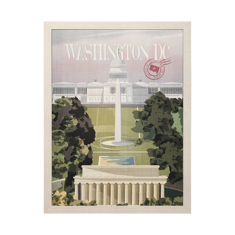 Washington DC Go USA (L) by Mercana Studio a Hand Embellished Decograph Framed Art Print from Mercana - Luna Furniture